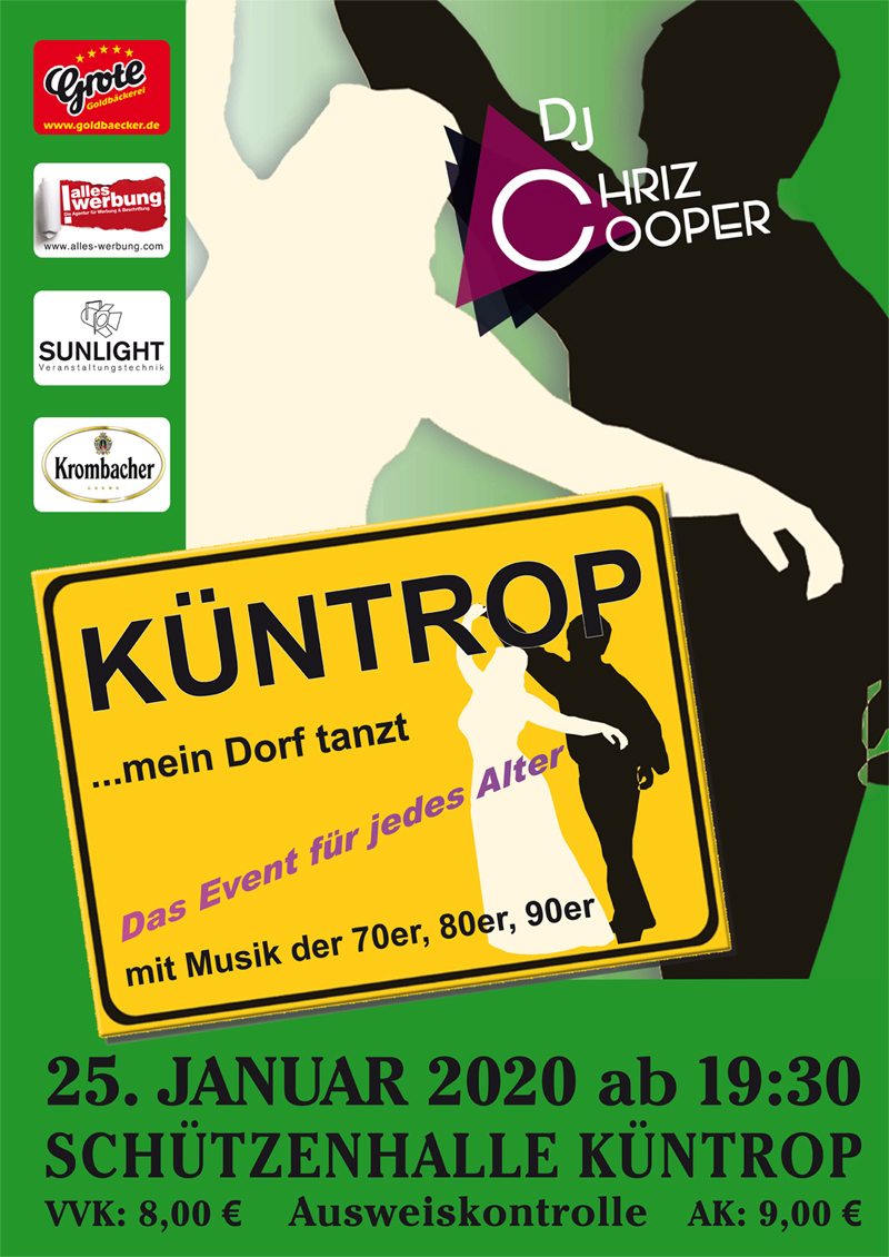 Küntrop „Mein Dorf tanzt“ 2020 – VVK gestartet